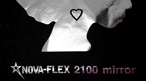 Nova-Flex-2100 tükröződő vágható, vasalható flex fólia