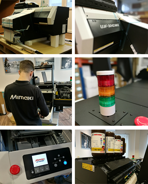 mimaki ujf-3042MkII nyomtató üzembe helyezése