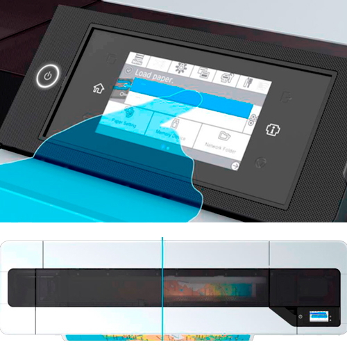 epson sc-p8500d led-es kezelőpanele